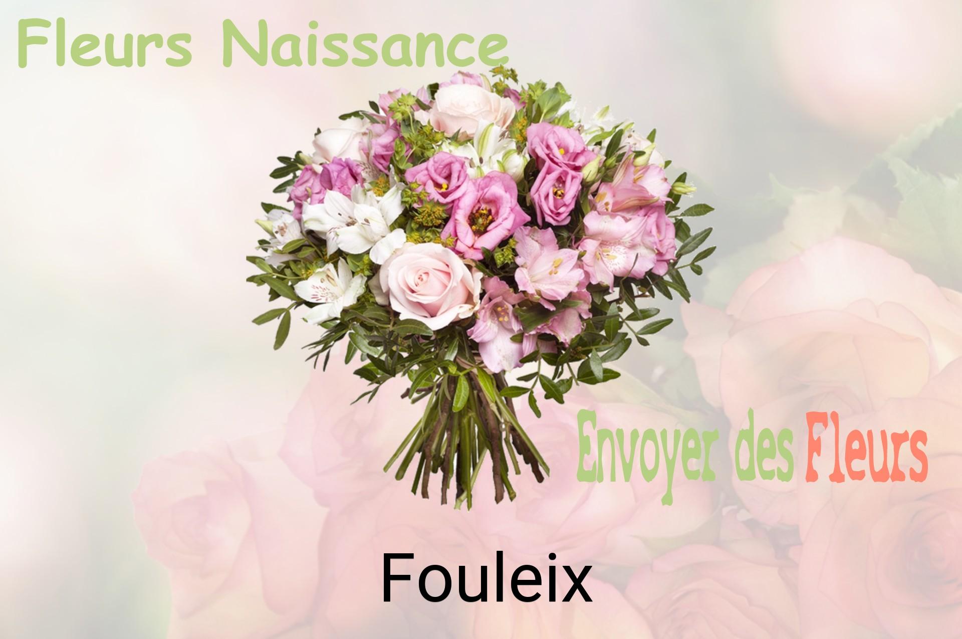 Bouquet de fleurs de naissance livré à Fouleix